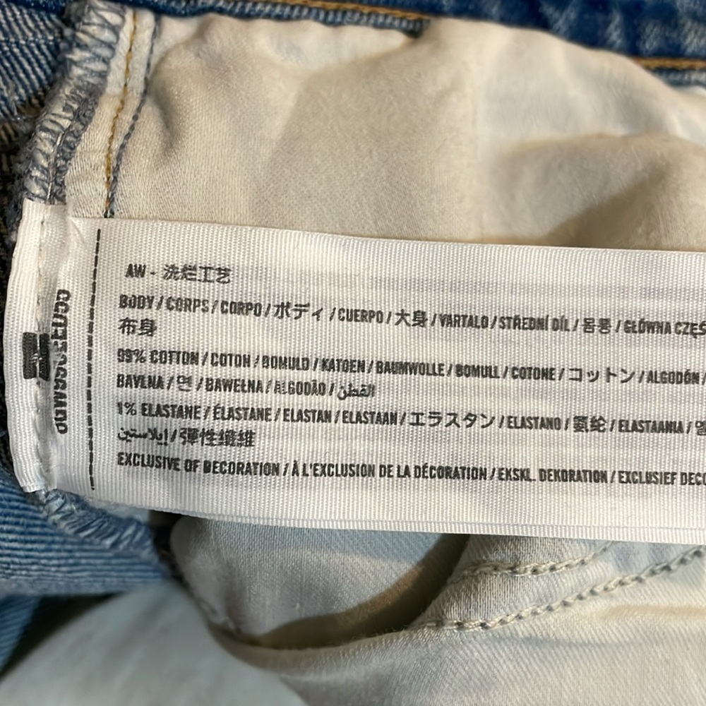 Abercrombie and Fitch the ‘90s straight ultra high rise jeans in size 31 - Picture 8 of 8